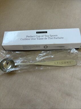 EPICURE Stainless Steel Perfect Cup of Tea Spoon - Silver